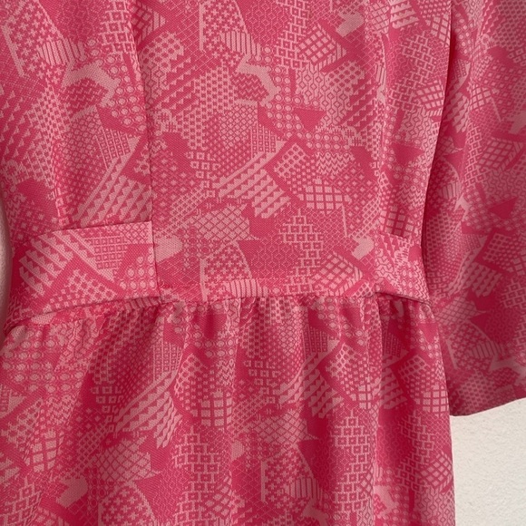Motto Bay LTD vintage pink midi dress, size small. - Picture 11 of 14